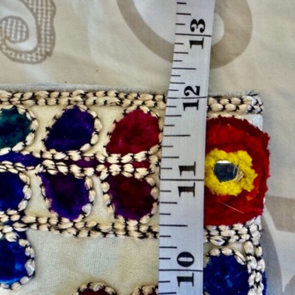 Handmade Boho Multicolour Rajasthani Crossbody Bag - Picture 10 of 12